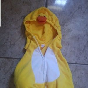 Yellow chick costume